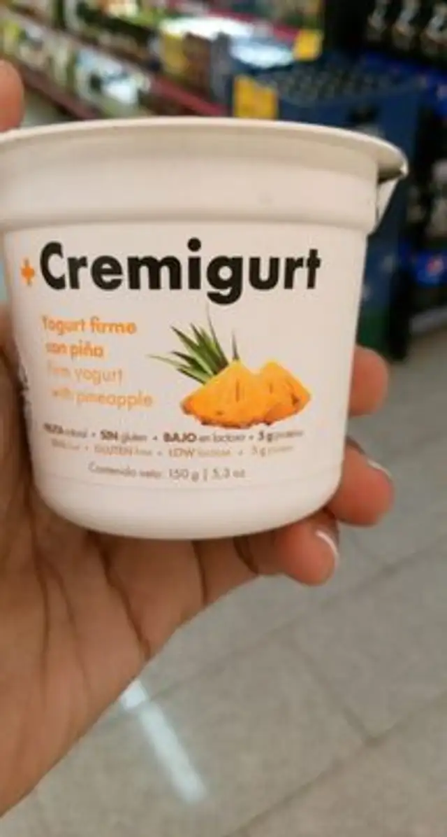 Cremigurt yogurt piña front packaging