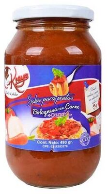 Salsa para pastas bolognesa con carne