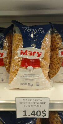 Pasta tornillo superior