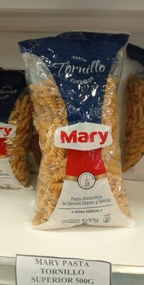 Pasta tornillo superior