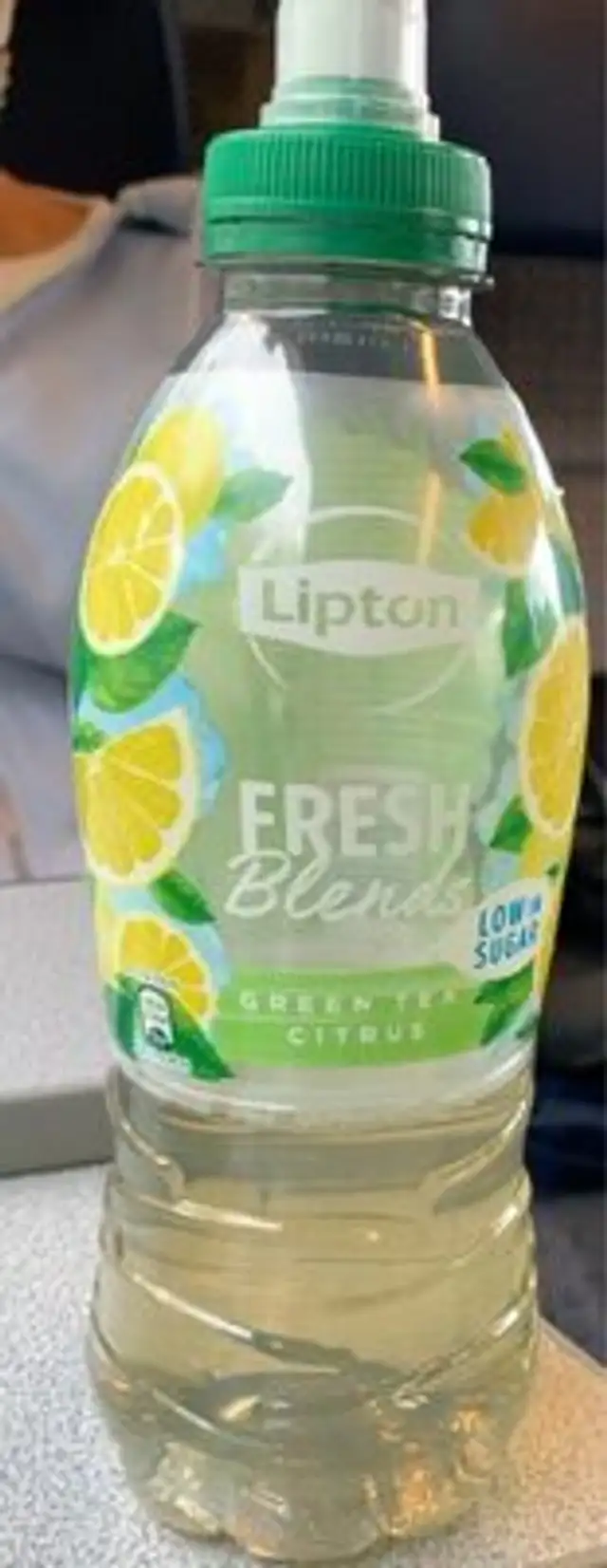Green tea citrus Fresh blends front packaging