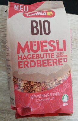 Bio, Muesli fraise cynorodon