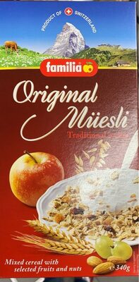 Original Müesli front packaging