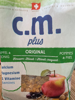 Knusper-Müesli Äpfel & Honig front packaging