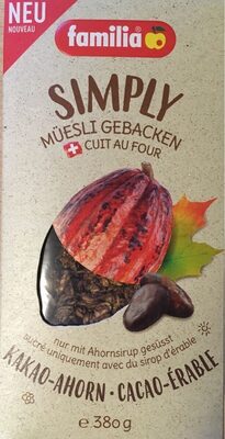 Simply Müesli Cacao-Erable