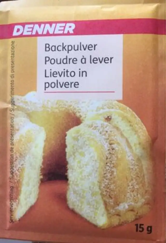 Poudre à lever front packaging