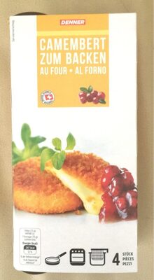 Camembert au four front packaging