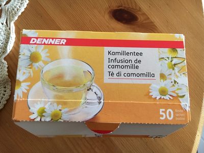 Thé camomille front packaging