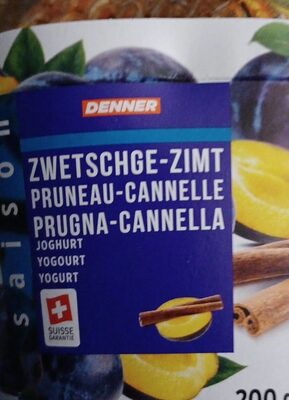 Yoghourt pruneaux cannelle