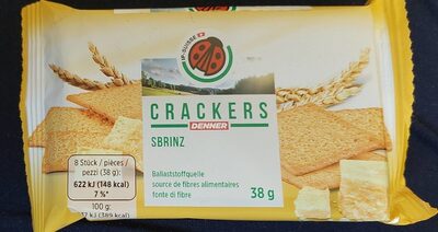 Crackers - Sbrinz front packaging