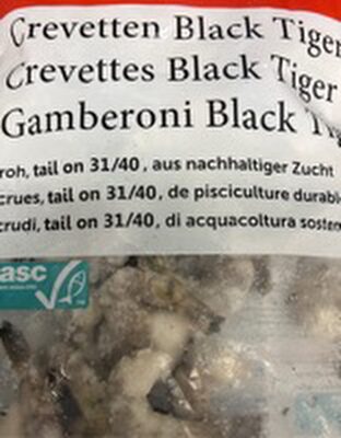 Crevetten Black Tiger 31/40