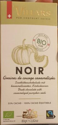 Chocolat Noir Graines De Courges Caramélisées