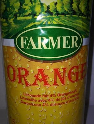Limonade Orange front packaging