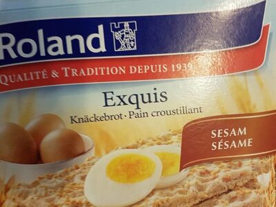 Exquis crisp bread sésame front packaging