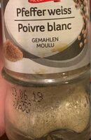 Poivre blanc moulu