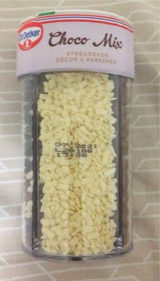 Streudekor : Schokohaltige Dekore