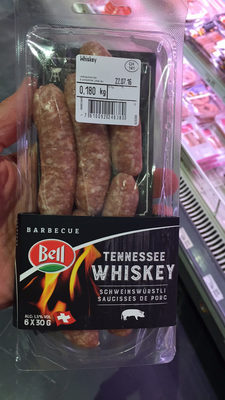 Tennesse Whiskey - Saucisses de porc avec Whiskey