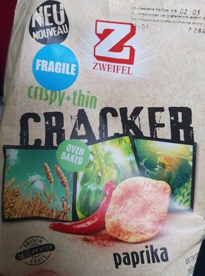 Baked Cracker Paprika front packaging