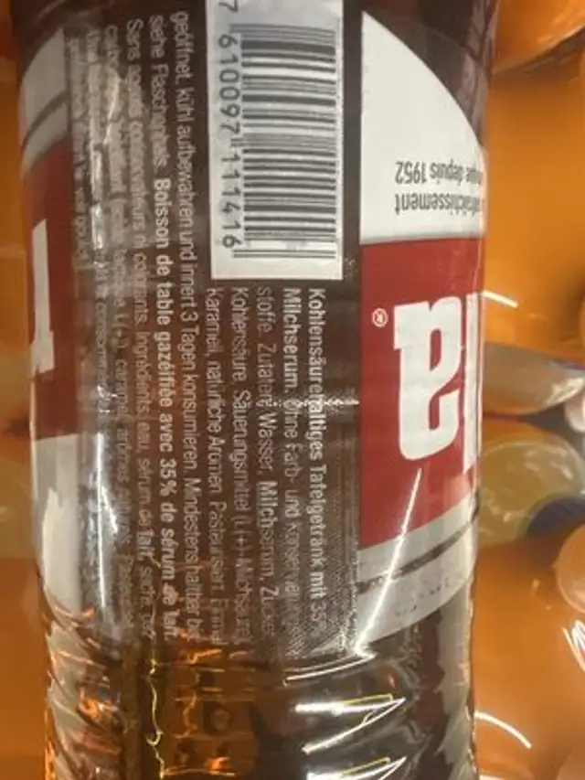 rivella ingredients label