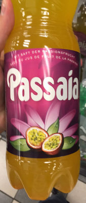 Passaia avec du jus de fruit de la passion front packaging