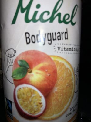 Fairtrade Michel Body Guard Fruit Juice front packaging