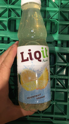 Liqit Michel Grapefruit pineapple fruit juice drink front packaging