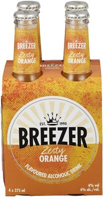 Bacardi Breezer Orange 27,5clx4 flaske