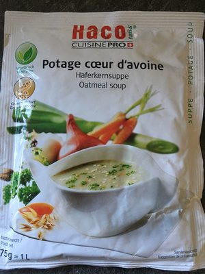 Potage cœur d'avoine