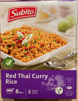 Red Thai Curry Rice