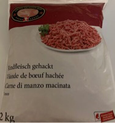 Rindfleisch gehackt front packaging