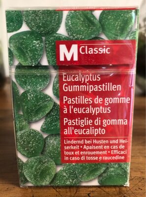 Pastilles de gomme à l'eucalyptus