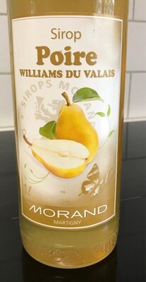 Sirop Poire Williams du Valais front packaging