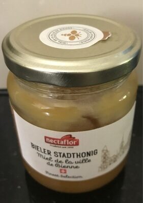 Miel de la ville de Bienne front packaging