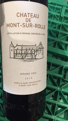 Chateau De Mont-Sur-Rolle Grand Cru 2015