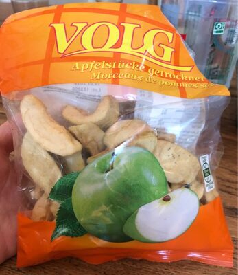 Morceaux de pommes sechees