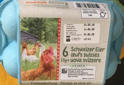 6 Schweizer Eier