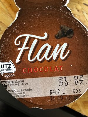 flan CHOCOLAT