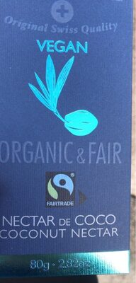 Nectar de coco front packaging