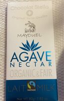 Agave nectar milk chocolate