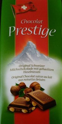 Original chocolat suisse au lait aux noisettes brisées