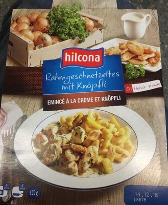 Emincé à la crème et Knöpfli