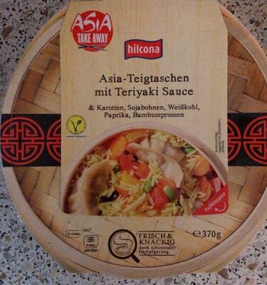 Asia-Teigtaschen mit Teriyaki Sauce front packaging