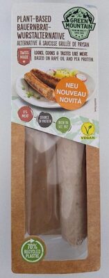 Plant-Based Bauern-Bratwurstalternative