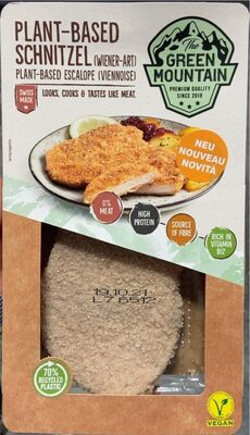 Plant-Based Schnitzel front packaging