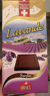 Chocolat noir à la lavande