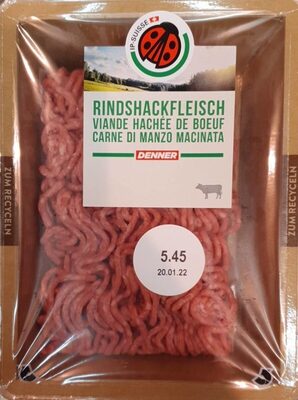 Viande hachée de bœuf denner IP-Suisse