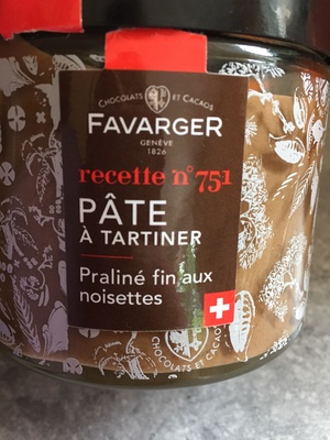 Pâte à tartiner front packaging