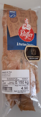 Olivenpanini mit Thon front packaging