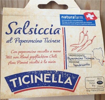 Salsiccia al Peperoncino Ticinese
