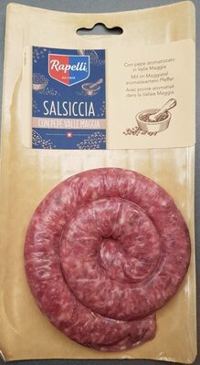 Salsiccia con pepe Valle Maggia front packaging